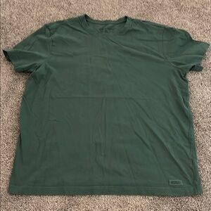 Life Is Good Green Short Sleeve Tee